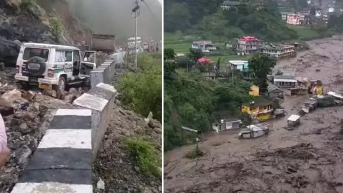 बिलासपुर में थम नहीं रहा कुदरत का कहर (जागरण फोटो)