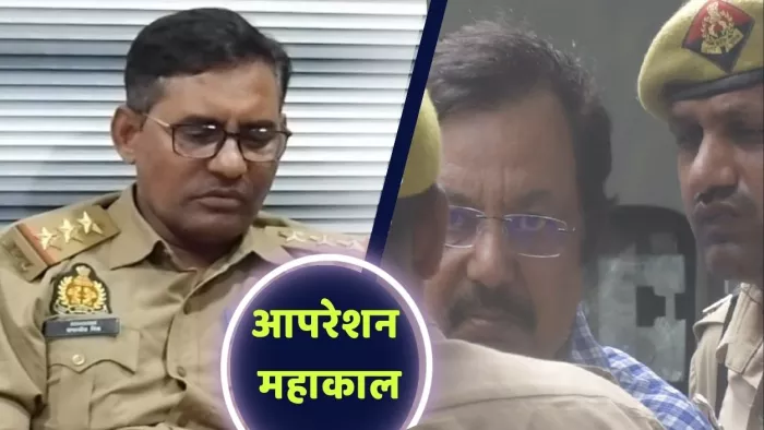 अखिलेश दुबे का सहयोगी निलंबित इंस्पेक्टर सभाजीत मिश्रा। जागरण