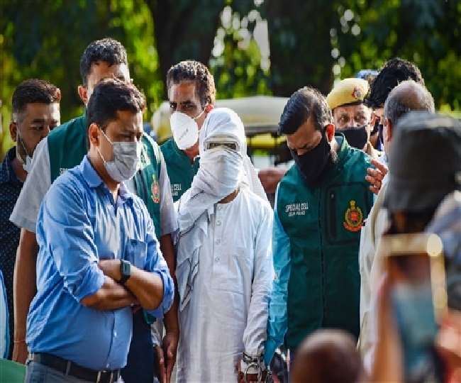 दिल्ली से गिरफ्तार किया गया पाकिस्तानी आतंकी मोहम्मद अशरफ।(फोटो: प्रेट्र)