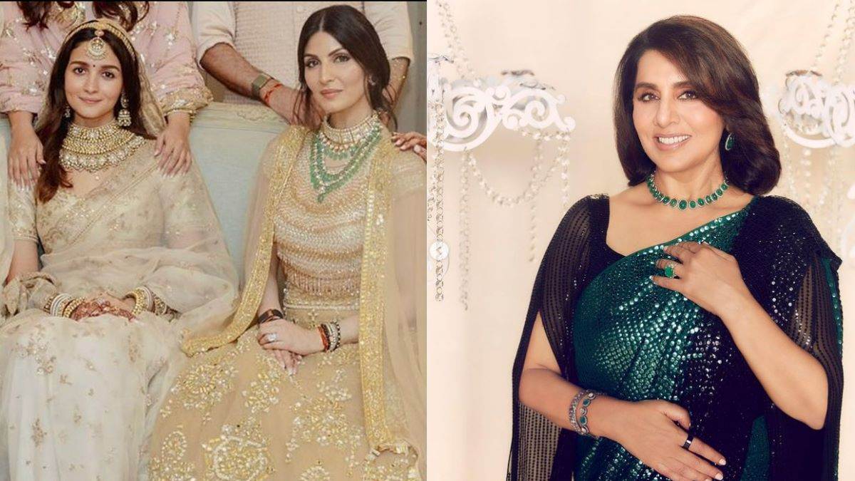 neetu kapoor festive greetings to alia bhatt alon with riddhima kapoor on karwa chauth2022
