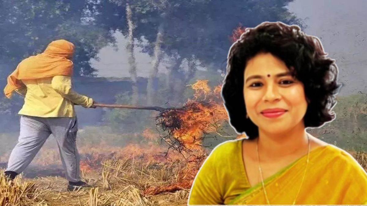 ias durga shakti nagpal takes action strict measures to curb stubble burning in uttar pradesh