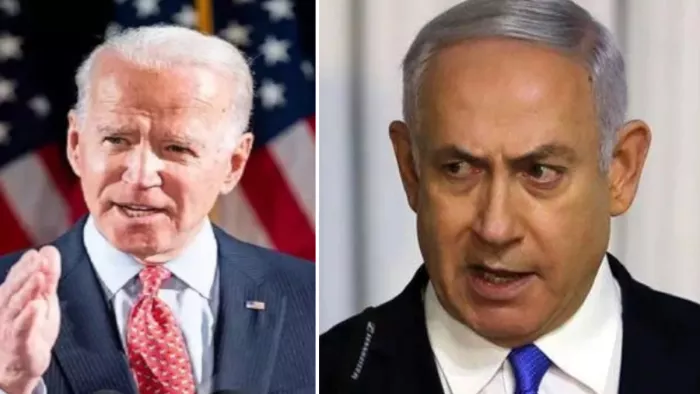 Israel Iran Tension: अमेरिकी राष्ट्रपति जो बाइडन और इजरायली पीएम बेंजामिन नेतन्याहू। (फाइल फोटो)