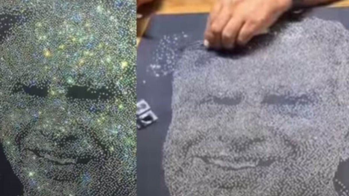 Video: सूरत के व्यापारी ने 11000 डायमंड से बनाई रतन टाटा का शानदार पोट्रेट, खास अंदाज में दी श्रद्धांजलि