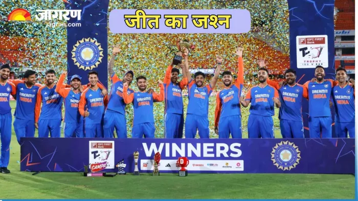 टीम इंडिया ने 3-0 से सीरीज अपने नाम की। इमेज- सोशल मीडिया