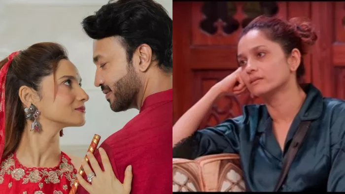 Ankita Lokhande and Vicky Jain from Bigg Boss 17