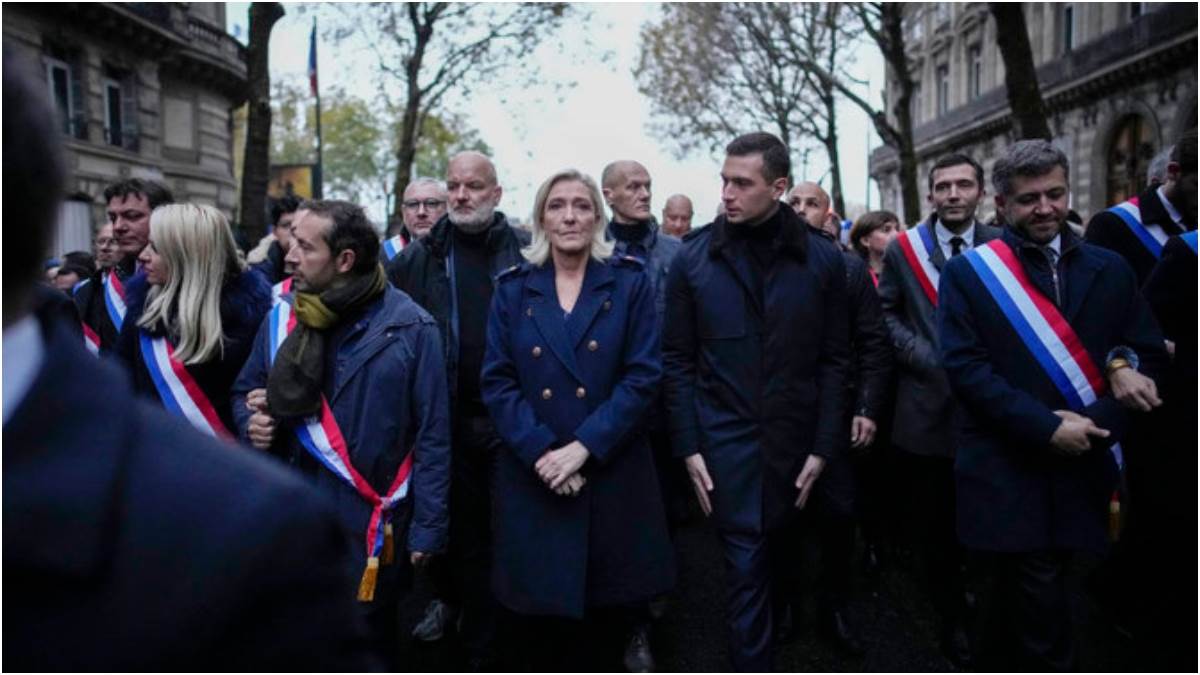 france march against soaring anti semitism amid israel hamas war more than 180000 people participate