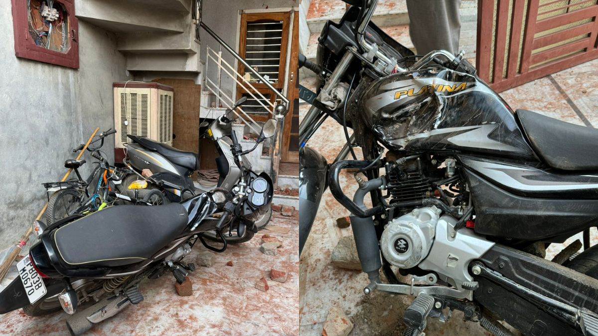 bathinda night of diwali family of an retired army men was attacked with sharp weapons incident captured in cctv camera