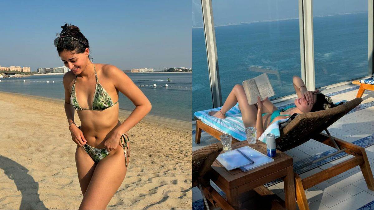 ananya panday shared her new bikini look from vacation on social media