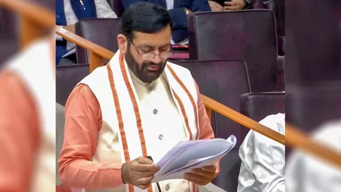 सदन में अभिभाषण देते हुए सीएम नायब सिंह सैनी (एक्स प्लेटफॉर्म)