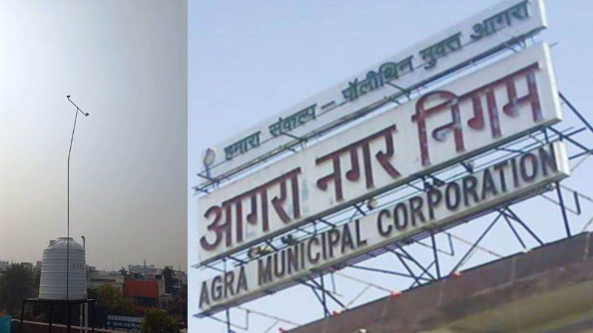 agra sprinkler trick to improve air quality monitoring