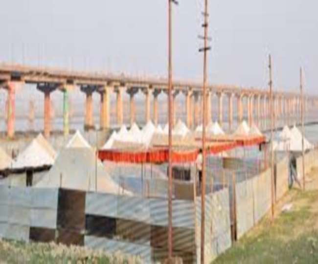 railway bridge work on river ganga at prayagraj to varanasi route may be affected due to magh mela
