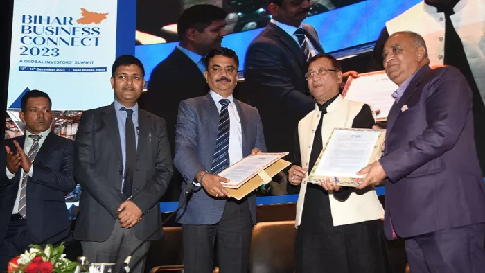 Bihar Global Investors Summit : बिहार ग्लोबल इंवेस्टर्स समिट के पहले दिन हुए 15570 करोड़ के MoU
