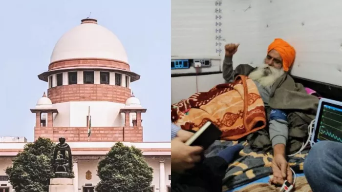 सुप्रीम कोर्ट ने किसान नेता जगजीत सिंह डल्लेवाल बिगड़ते स्वास्थ्य व्यक्त की है।