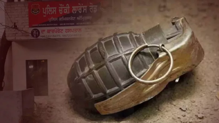 पंजाब के अब इस पुलिस स्टेशन पर किया ग्रेनेड से हमला (जागरण फोटो)
