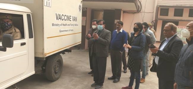 पहले दिन चार जगह कुल 400 लोगों को लगेगा टीका