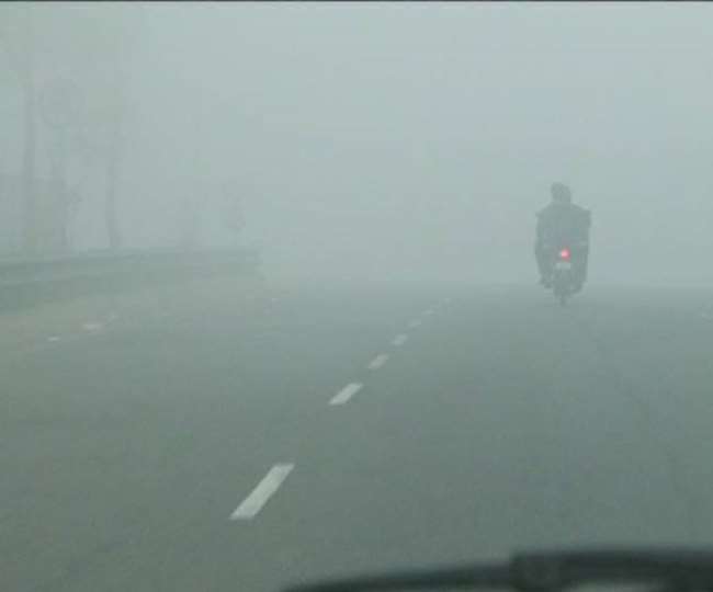Weather in Agra Today: सड़कों पर शुक्रवार को आगरा में दृश्‍यता शून्‍य है।