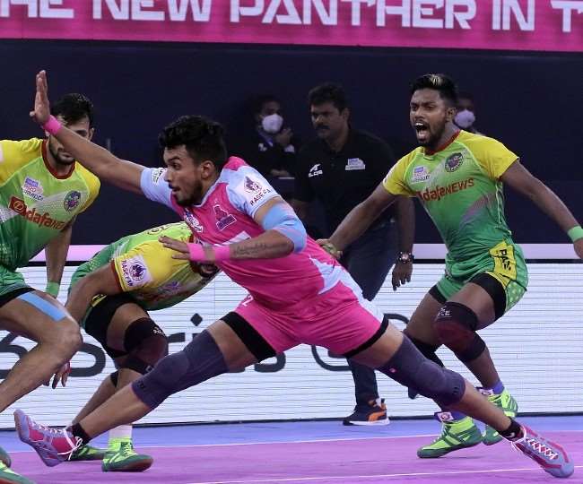 Jaipur Pink Panthers wins against table topper Patna Pirates