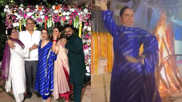 सान्या मल्होत्रा लोहड़ी सेलिब्रेशन (Photo Credit Instagram)