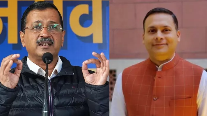आप संयोजक अरविंद केजरीवाल और भाजपा नेता अमित मालवीय की फाइल फोटो।
