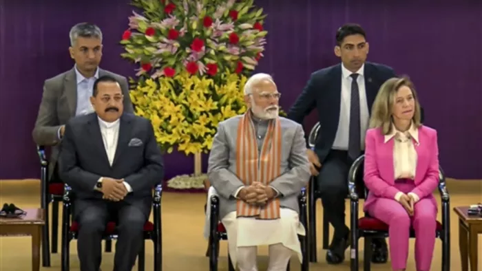 IMD Foundation Day : पीएम मोदी ने किया 'मिशन मौसम' का शुभारंभ (फोटो- PTI)