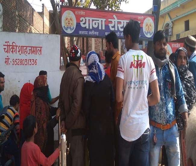 gherao of roravar police station uproar over the arrest of accused in brother in laws murder