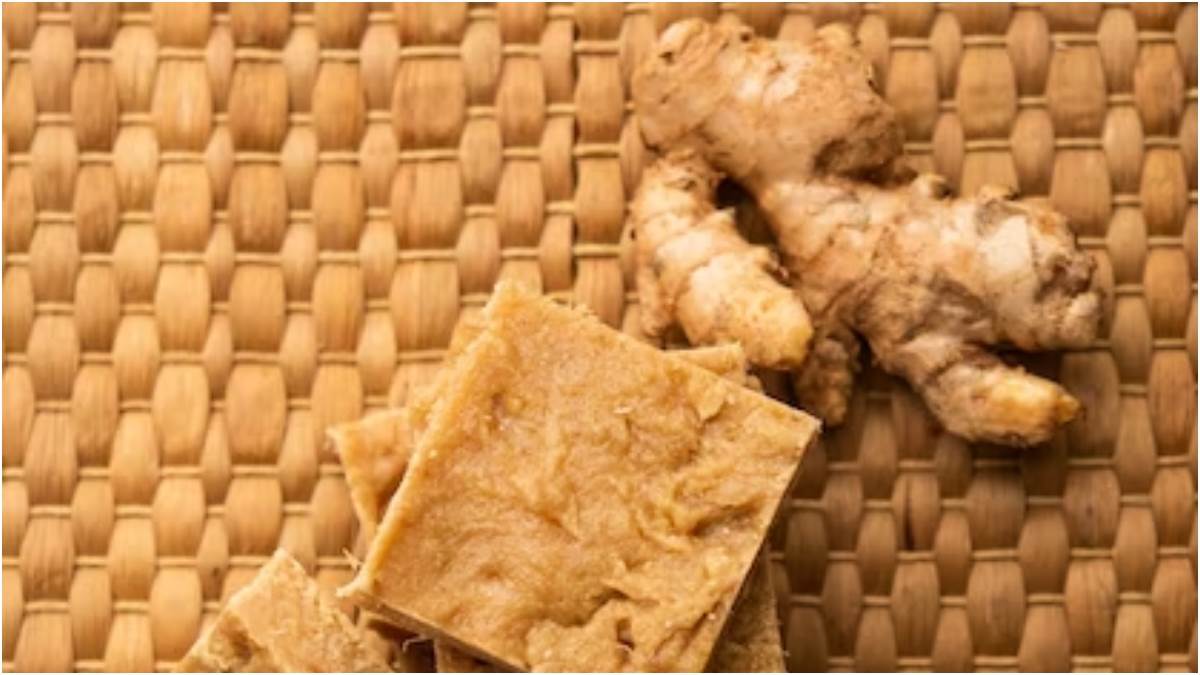 ginger jaggery in cough and cold falling sick in the changing season ginger jagerry will provide relief consume it like this