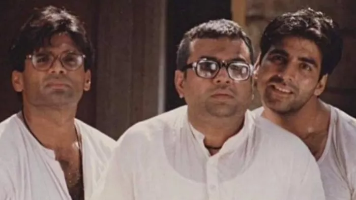 Hera Pheri 3 Akshay Kumar Suniel Shetty Paresh Rawal Meet With Firoz Nadiadwala/Twitter