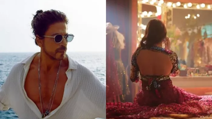 File Photo of Shah Rukh Khan and Ayushmann Khurrana from Dream Girl 2