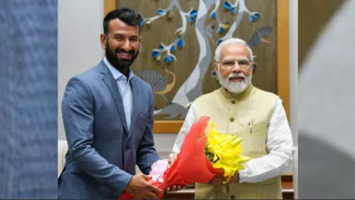 Cheteshwar Pujara meets PM Modi, Before IND vs AUS 2nd Test