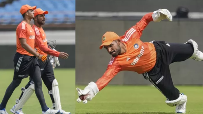 IND vs ENG 3rd Test: राजकोट टेस्ट से पहले जुरैल-सरफराज ने नेट्स में जमकर बहाया पसीना