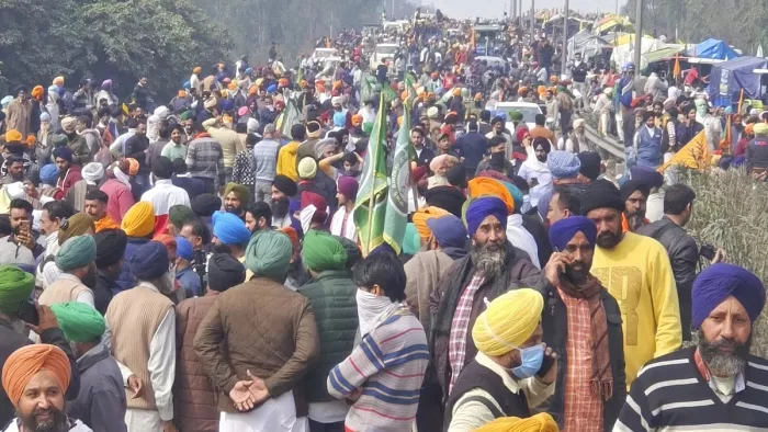 किसानो के प्रदर्शन में दिल्ली कूच से अलग हैं हरियाणा के किसान संगठन (फाइल फोटो)