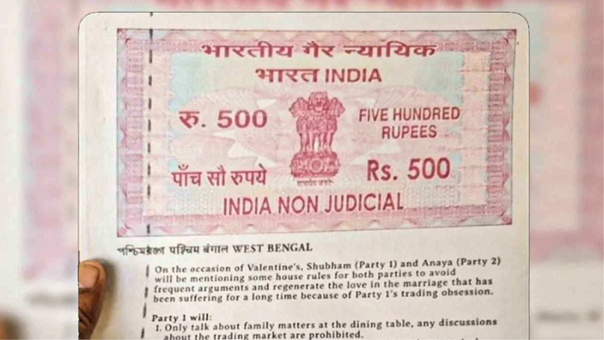 Valentine Day: कौन साफ करेगा कपड़े-बाथरूम, किसे लाना होगा राशन... वैलेंटाइन डे पर कपल का एग्रीमेंट वायरल
