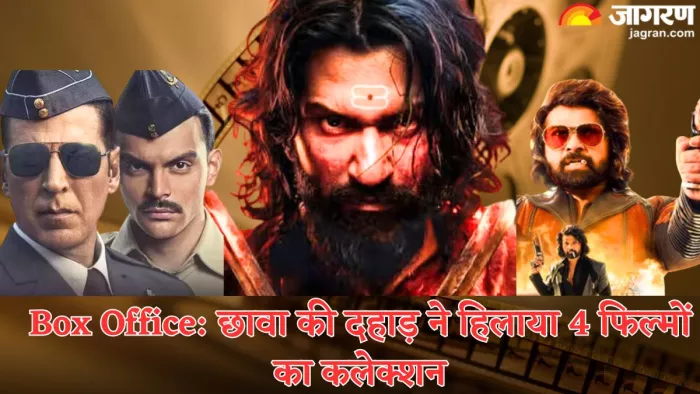 छावा के आने से इन फिल्मों के कलेक्शन में भारी गिरावट/ फोटो - जागरण ग्राफिक्स
