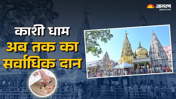 समर्पित सोने-चांदी के दान की गणना नहीं की जा सकी है।