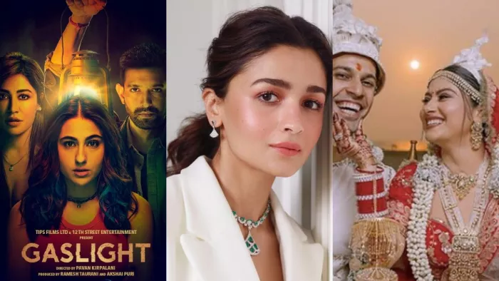 File Photo of Gaslight Actors (Left), Alia Bhatt (Middle) and Krishna Mukherjee (Right)