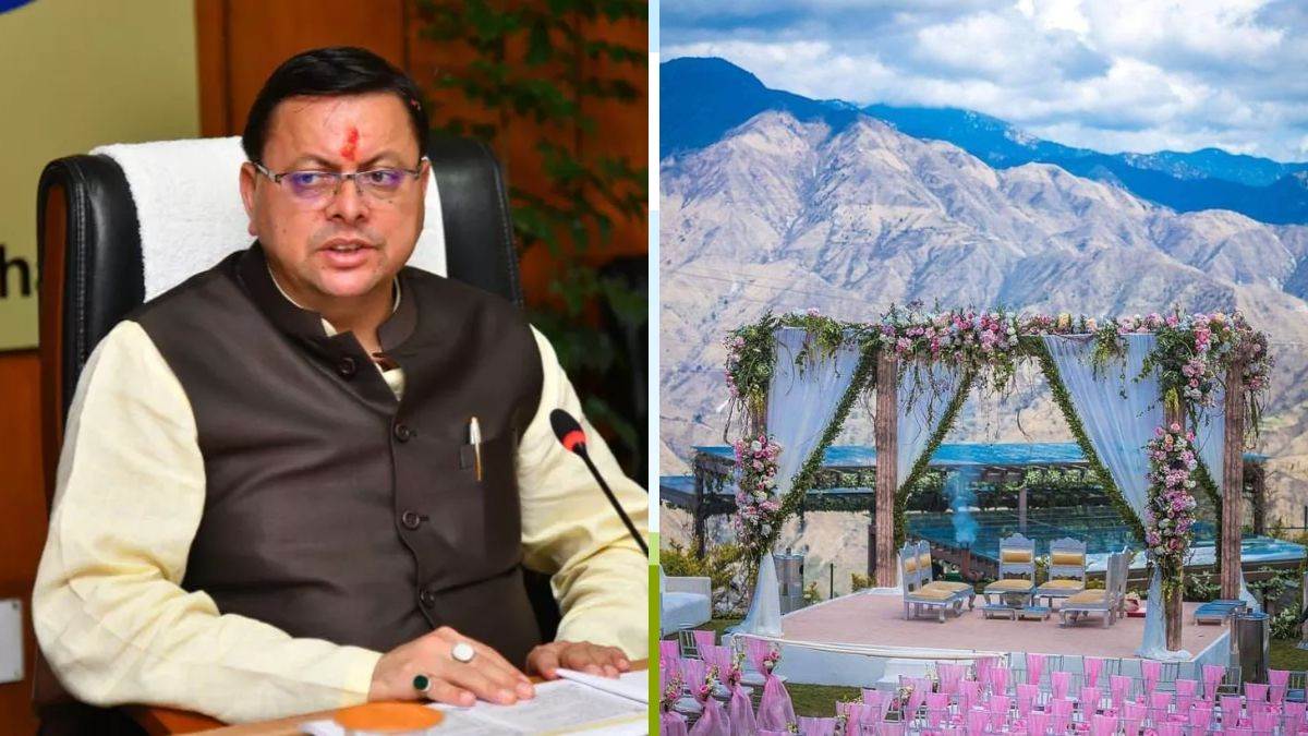 uttarakhand will become the hub of wed in india cm dhami is making a detailed policy destination wedding will happen in mountains