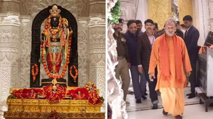 अयोध्या पहुंचे मुख्यमंत्री योगी, रामलला के किए दर्शन