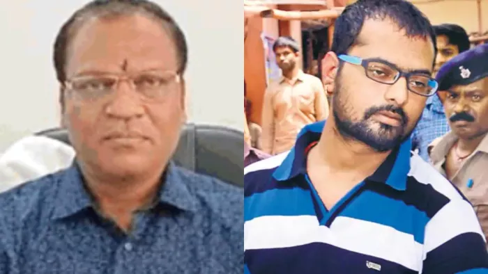 सीओ शशिभूषण सिंह और गैंगस्टर की फाइल फोटो।