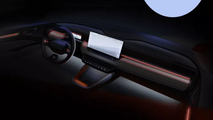 Elroq EV का इंटीरियर स्केच सामने आया है।
