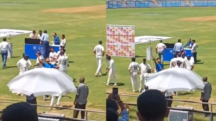 Ranji Trophy 2024: मुंबई के चैंपियन बनने पर वायरल हुआ श्रेयस अय्यर का डांस।