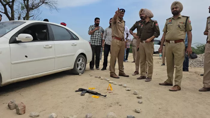 पंजाब के बठिंडा में पुलिस और बदमाशों के बीच मुठभेड़ (जागरण संवाददाता)