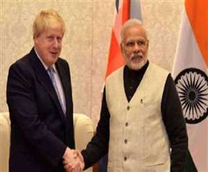 कोविड-19 के चलते ब्रिटेन प्रधानमंत्री जॉनसन की भारत यात्रा सीमित हुई। फाइल फोटो।