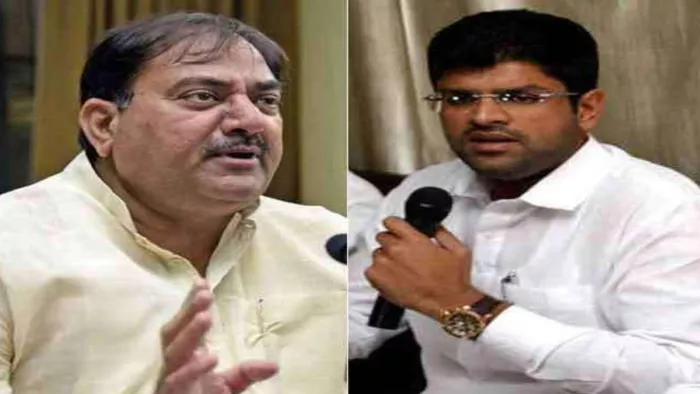 भतीजे दुष्यंत की चाचा अभय को खुली चुनौती (फाइल फोटो)।