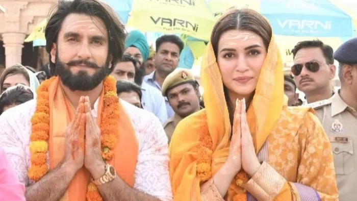 रणवीर और कृति ने एक साथ किए महादेव के दर्शन। फोटो क्रेडिट- इंस्टाग्राम