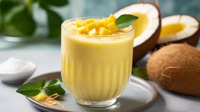 Mango Coconut Smoothie के साथ करें दिन की हेल्दी शुरुआत, बेहद आसान है रेसिपी (Image Source: Freepik)