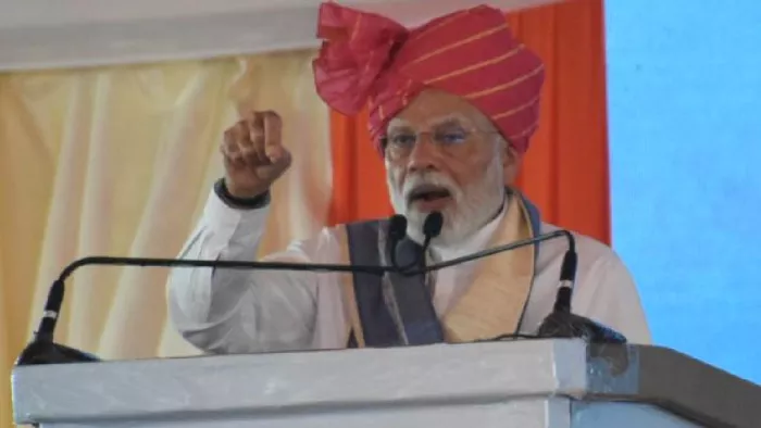 हरियाणा के यमुनानगर में बोलते पीएम मोदी