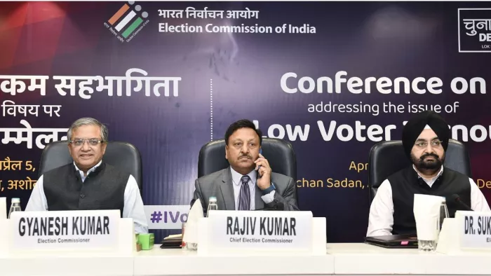 राजनीतिक दलों की तल्ख होती भाषा पर चुनाव आयोग की नसीहत, पेश करें अच्छे उदाहरण। फोटो- एएनआई।