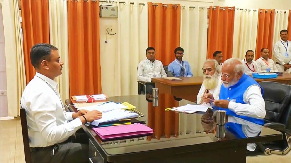prime minister narendra modi is filing nomination from varanasi lok sabha seat today on 14th may lb