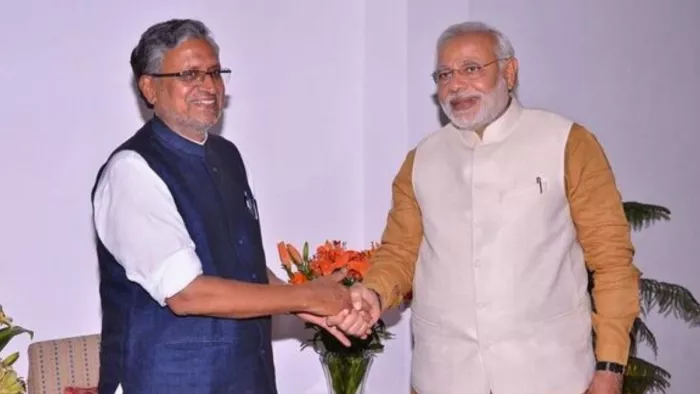 वरिष्ठ भाजपा नेता सुशील मोदी का निधन। फोटोः @narendramodi