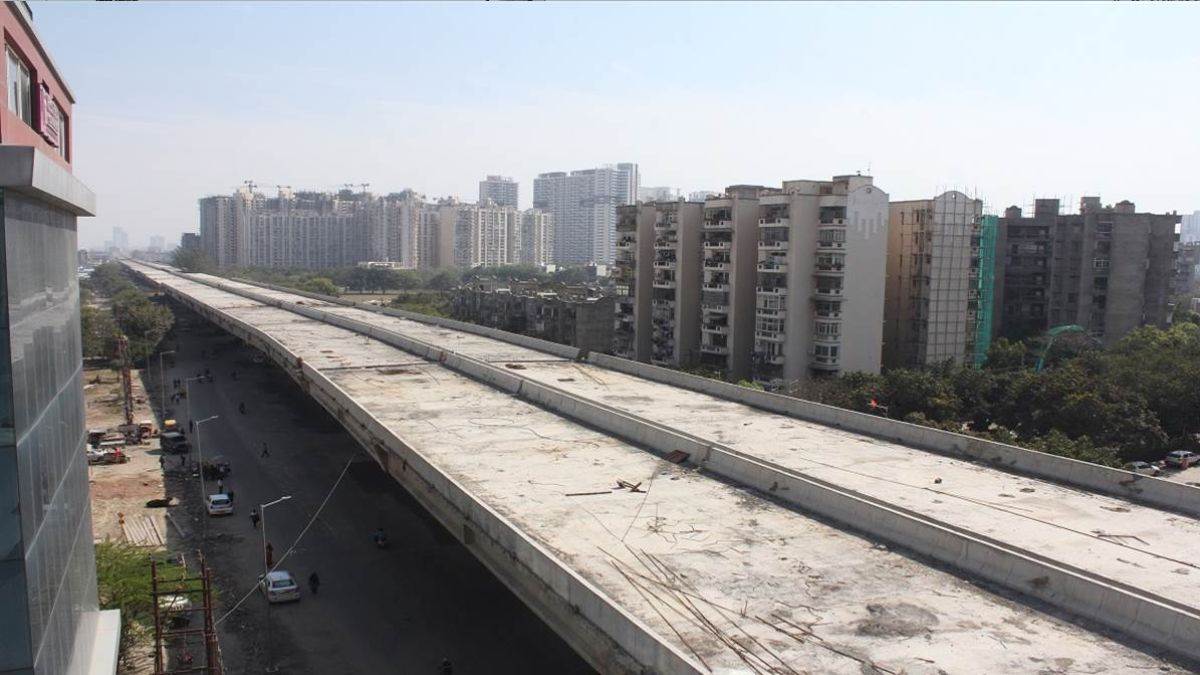ncr noida bhangel elevated road and admin building completion by june30